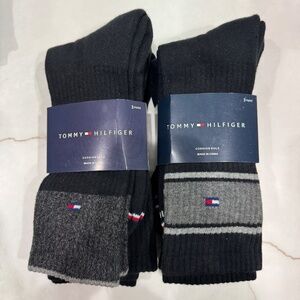 Crew Socks 6 Pairs Tommy Hilfiger Nordstrom NWT